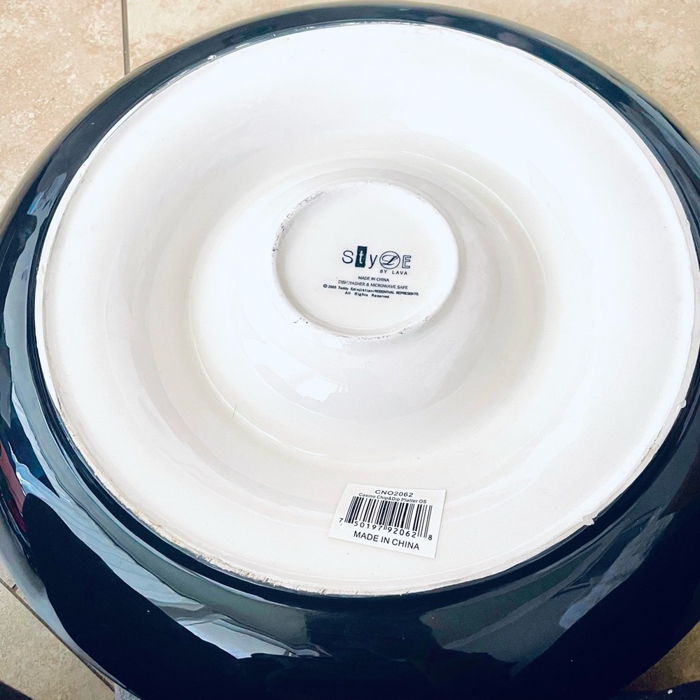 Large Ceramic Platter Party Tray - Picture 2 of 4